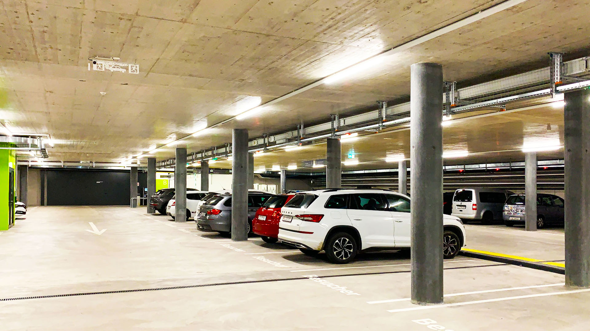 Tiefgarage beziehungsweise Innenbereich als typischer Einsatzort für die professionelle Taubenabwehr in Schwyz