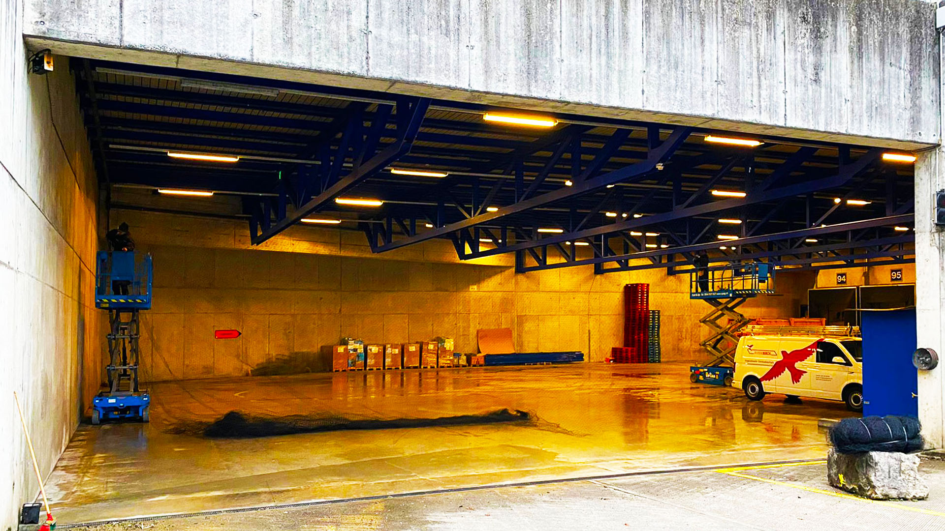 Tiefgarage beziehungsweise Innenbereich als typischer Einsatzort für die professionelle Vogelabwehr in Horgen