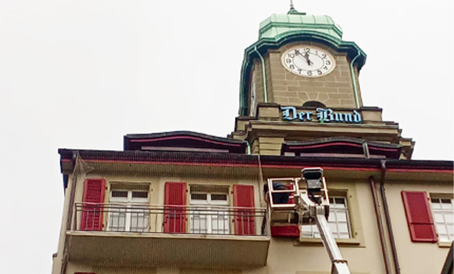 Taubenabwehr mit Schutznetzen an Balkonen in Bern – Referenz Suisse Birds
